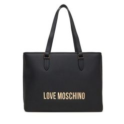 Torebka LOVE MOSCHINO. Czarne shopper bag Love Moschino, bez wzorów, bez dodatków. Za 739.99 zł.
