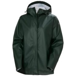 Kurtka przeciwdeszczowa PU damska Helly Hansen Moss. Czarne kurtki damskie Helly Hansen, na lato, s, bez wzorów, z materiału, bez kaptura. Za 388.50 zł.