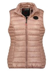 Maison Montaigne Kamizelka pikowana "Annemai" w kolorze jasnoróżowym rozmiar: XL. Różowe kamizelki damskie Maison Montaigne, xl, z aplikacjami, bez kaptura. Za 100.99 zł.