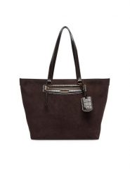 MICHAEL Michael Kors Torebka Jet Set Travel 30F6ATVT4S Brązowy ciemny. Brązowe shopper bag MICHAEL Michael Kors, bez wzorów, ze skóry, bez dodatków. Za 1,429.00 zł.