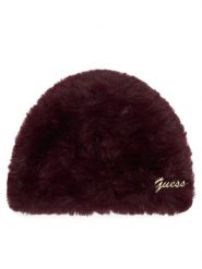 Guess Czapka W4BZ40 WGU30 Bordowy. Czerwone czapki damskie Guess, na zimę, z aplikacjami. Za 214.99 zł.