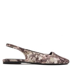 Baleriny DKNY. Brązowe balerinki damskie DKNY, bez wzorów. Za 529.99 zł.