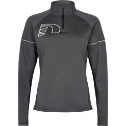 Bluza damska Newline core zip neck. Szare bluzy damskie Newline, na jesień, m, bez wzorów, z materiału, bez kaptura. Za 303.00 zł.