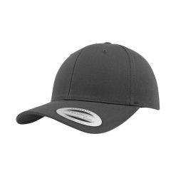 Klasyczna Czapka Snapback Z Zakrzywionym Daszkiem. Brązowe czapki z daszkiem damskie FLEXFIT, bez wzorów. Za 67.99 zł.