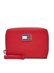 Tommy Jeans Portfel Tjw Pillow Small Za AW0AW16974 Czerwony. Czerwone portfele damskie Tommy Jeans, bez wzorów, z jeansu. Za 129.99 zł.