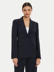 Weekend Max Mara Marynarka Lamine 2425046051 Granatowy Standard Fit. Niebieskie marynarki i żakiety damskie Weekend Max Mara, bez wzorów, z wełny. Za 889.99 zł.
