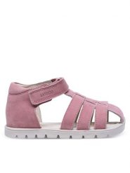 Lasocki Kids Sandały KEKKO CI12-KEKKO-01(II)DZ Różowy. Czerwone sandały dziewczęce Lasocki Kids, ze skóry, bez obcasa, bez zapięcia. Za 129.99 zł.
