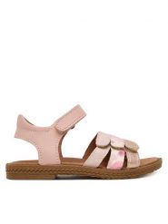 Primigi Sandały 1387000 M Różowy. Czerwone sandały dziewczęce Primigi, ze skóry, bez obcasa, bez zapięcia. Za 249.99 zł.