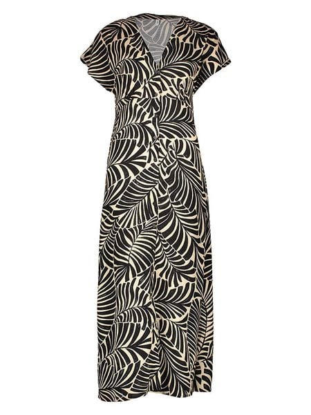 ONLY Sukienka w kolorze kremowo-czarnym rozmiar: S. Czarne sukienki damskie Only, bez wzorów, z wiskozy, bez ramiączek. Za 74.28 zł.