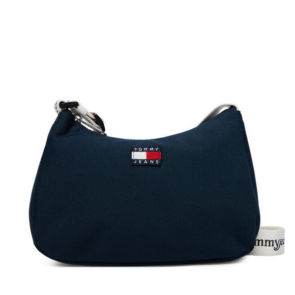 Torebka Tommy Jeans. Niebieskie torebki klasyczne damskie Tommy Jeans, z jeansu, bez dodatków. Za 162.99 zł.