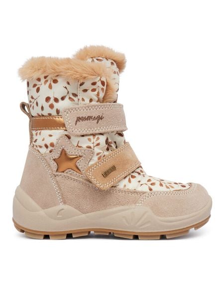 Primigi Śniegowce GORE-TEX 2379155 M Beżowy. Brązowe kozaki dziewczęce Primigi, bez wzorów, z gore-texu, bez obcasa, bez zapięcia. Za 399.99 zł.