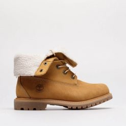 Timberland AUTHENTICS FTW Trapery damskie. Brązowe botki damskie Timberland, bez zapięcia. W wyprzedaży za 743.99 zł.