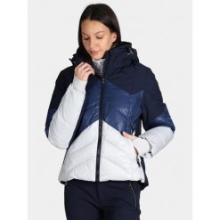 Kurtka Narciarska Damska Luhta Lammasoaivi. Białe kurtki sportowe damskie Luhta, na zimę, bez wzorów, bez kaptura. W wyprzedaży za 959.20 zł.