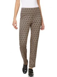 Heine Spodnie w kolorze beżowym rozmiar: 40. Brązowe spodnie materiałowe damskie Heine, bez wzorów, z materiału. Za 65.07 zł.