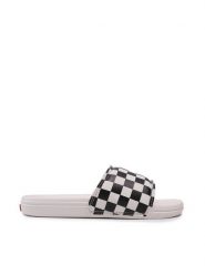 Vans Klapki La Costa Slide-On VN0A5HFER6R Biały. Białe klapki damskie Vans, bez wzorów, ze skóry, bez obcasa, bez zapięcia. Za 99.99 zł.