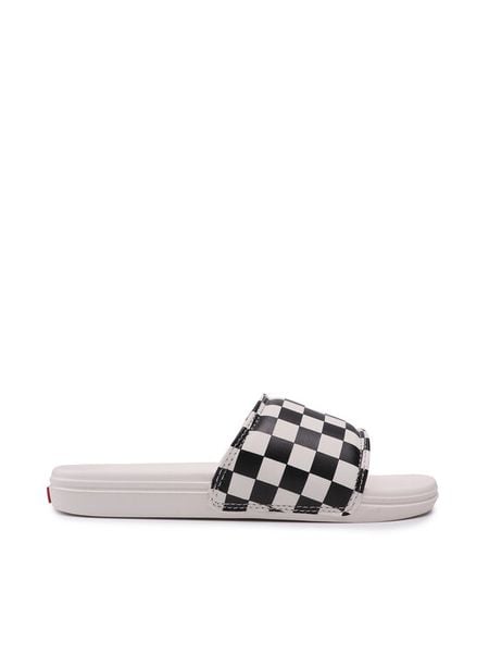 Vans Klapki La Costa Slide-On VN0A5HFER6R Biały. Białe klapki damskie Vans, bez wzorów, ze skóry, bez obcasa, bez zapięcia. Za 169.99 zł.