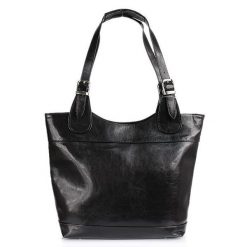 Torebka skórzana elegancka DAN-A T195A czarna. Czarne torebki klasyczne damskie DAN-A, ze skóry, bez dodatków. Za 399.99 zł.