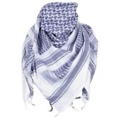 Chusta arafatka z bawełny. Białe chusty damskie MFH, bez wzorów, z bawełny. Za 27.99 zł.