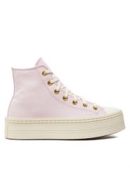 Converse Trampki Chuck Taylor All Star Modern Lift Platform Crafted Stitching A07578C Różowy. Czerwone trampki damskie Converse, bez wzorów, z materiału, bez zapięcia. Za 289.99 zł.