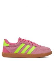 Adidas Sneakersy Breaknet Sleek JH6899 Różowy. Czerwone obuwie sportowe damskie Adidas, ze skóry, bez zapięcia. Za 160.99 zł.