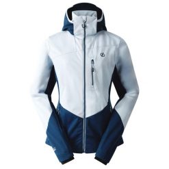 Kurtka Damska Lexan Soft Shell. Niebieskie kurtki damskie Dare 2b, s, bez wzorów, z lycry, z kapturem. Za 170.99 zł.