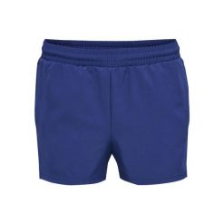 Szorty damskie Hummel Move Grid. Niebieskie spodenki sportowe damskie Hummel, xs, bez wzorów, z tkaniny, na fitness i siłownię. Za 189.00 zł.
