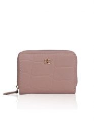 Bellicci Skórzany portfel "Veneta" w kolorze fioletowym - 11 x 8 x 2 cm rozmiar: onesize. Różowe portfele damskie Bellicci, bez wzorów, z materiału. Za 86.99 zł.