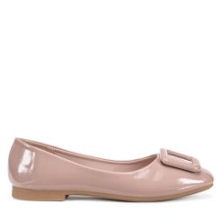 Baleriny Clara Barson. Brązowe balerinki damskie Clara Barson, bez wzorów. Za 69.99 zł.