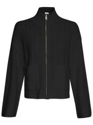 MOSS COPENHAGEN Kardigan "Blithe" w kolorze czarnym rozmiar: M/L. Czarne kardigany damskie Moss Copenhagen, l, bez wzorów, z poliamidu. Za 202.03 zł.
