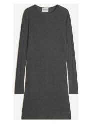 Perfect Cashmere Kaszmirowa sukienka "Lola" w kolorze antracytowym rozmiar: S. Czarne sukienki damskie Perfect Cashmere, bez wzorów, z kaszmiru, bez ramiączek. Za 434.99 zł.