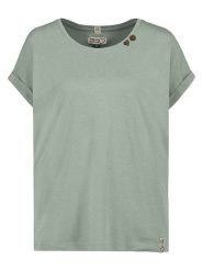 Sublevel Koszulka w kolorze zielonym rozmiar: XXL. Zielone bluzki damskie Sublevel, xxl, bez wzorów, bez kołnierzyka, bez ramiączek. Za 56.95 zł.