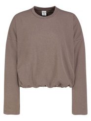 Sublevel Bluza w kolorze jasnobrązowym rozmiar: L. Brązowe bluzy damskie Sublevel, l, bez wzorów, bez kaptura. Za 135.45 zł.