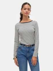 Vero Moda Bluzka Chloe 10314406 Biały Slim Fit. Białe bluzki damskie Vero Moda, s, bez wzorów, z bawełny, bez kołnierzyka, bez ramiączek. W wyprzedaży za 49.99 zł.