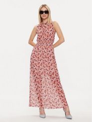 Morgan Sukienka letnia 241-RELLA Pomarańczowy Regular Fit. Brązowe sukienki damskie Morgan, bez wzorów, z syntetyku, bez ramiączek. Za 249.99 zł.