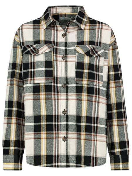 Eight2Nine Koszula w kolorze czarno-kremowo-jasnobrązowym rozmiar: XL. Brązowe koszule damskie Eight2Nine, xl, bez wzorów, z bawełny, bez kołnierzyka, bez ramiączek. Za 86.99 zł.