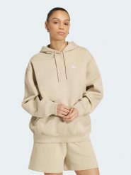 Adidas Bluza w kolorze beżowym rozmiar: XL. Brązowe bluzy damskie Adidas, xl, bez wzorów, z kapturem. Za 154.95 zł.