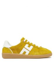 Elisabetta Franchi Sneakersy SA-51G-51E2-V400 Żółty. Żółte obuwie sportowe damskie Elisabetta Franchi, ze skóry, bez zapięcia. Za 1,209.00 zł.