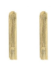 Elisabetta Franchi Klips OR-11-B46E2-V290 Złoty. Żółte kolczyki damskie Elisabetta Franchi, złote, z klipsem. Za 1,349.00 zł.