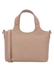 Charm Skórzana torebka w kolorze beżowym - 27 x 18 x 9 cm rozmiar: onesize. Brązowe torebki klasyczne damskie Charm, z materiału, przez ramię, bez dodatków. Za 288.95 zł.