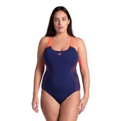 Strój kąpielowy damski jednoczęściowy na basen Arena Reflecting. Brązowe stroje jednoczęściowe Arena, bez wzorów. Za 169.99 zł.