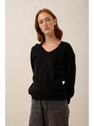 Just Cashmere Kaszmirowy sweter "Amrita" w kolorze czarnym rozmiar: M. Czarne swetry klasyczne damskie Just Cashmere, m, z kaszmiru, bez kołnierzyka. Za 869.99 zł.