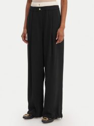 Liu Jo Sport Spodnie materiałowe TA6150 TS923 Czarny Regular Fit. Czarne spodnie materiałowe damskie Liu Jo Sport, bez wzorów, z materiału. Za 689.99 zł.