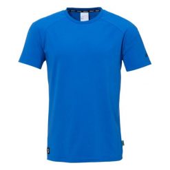 Koszulka Uhlsport ID. Niebieskie koszulki damskie Uhlsport, bez wzorów, bez kołnierzyka, bez ramiączek. Za 163.50 zł.