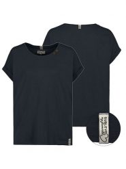 Sublevel Koszulka w kolorze granatowym rozmiar: S. Niebieskie koszulki damskie Sublevel, s, bez wzorów, z bawełny, bez kołnierzyka, bez ramiączek. Za 48.05 zł.