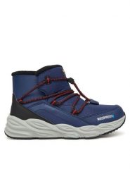 Skechers Śniegowce Turbo Tread 406385L NVBK Granatowy. Niebieskie buty zimowe chłopięce Skechers, z materiału, bez zapięcia. Za 289.99 zł.