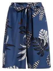 Herrlicher Szorty "Ink" w kolorze niebiesko-czarnym rozmiar: L. Niebieskie szorty damskie Herrlicher, bez wzorów, z wiskozy. Za 130.99 zł.