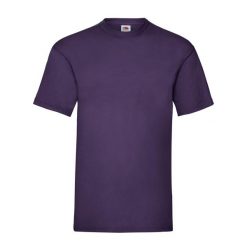 Koszulka Unisex Dla Dorosłych Valueweight. Fioletowe bluzki damskie Fruit of the Loom, l, bez wzorów, sportowe, bez kołnierzyka, bez ramiączek. Za 35.99 zł.