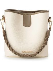 Vince Camuto Torebka "Venice" w kolorze beżowo-oliwkowym - 18 x 20 x 10 cm rozmiar: onesize. Brązowe torebki klasyczne damskie Vince Camuto, z materiału, przez ramię, bez dodatków. Za 140.53 zł.