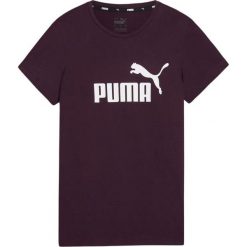 Koszulka sportowa damska Puma ESS Logo Tee. Fioletowe koszulki sportowe damskie Puma, s, bez wzorów, bez ramiączek. Za 75.00 zł.