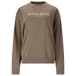 Bluza damska Athlecia Atkins. Brązowe bluzy damskie Athlecia, bez wzorów, bez kaptura. Za 168.00 zł.
